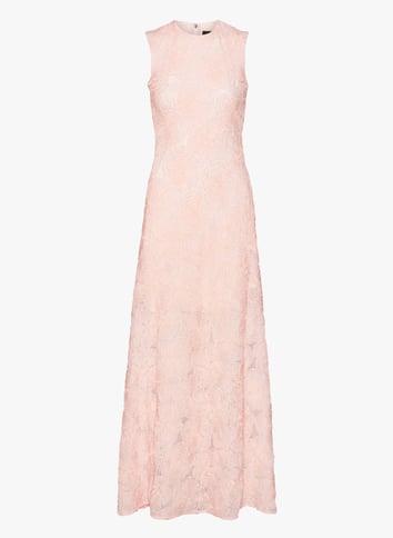 Sleeveless jacquard maxi dress ROTATE Purple